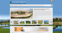 Desktop Screenshot of golflivingph.com